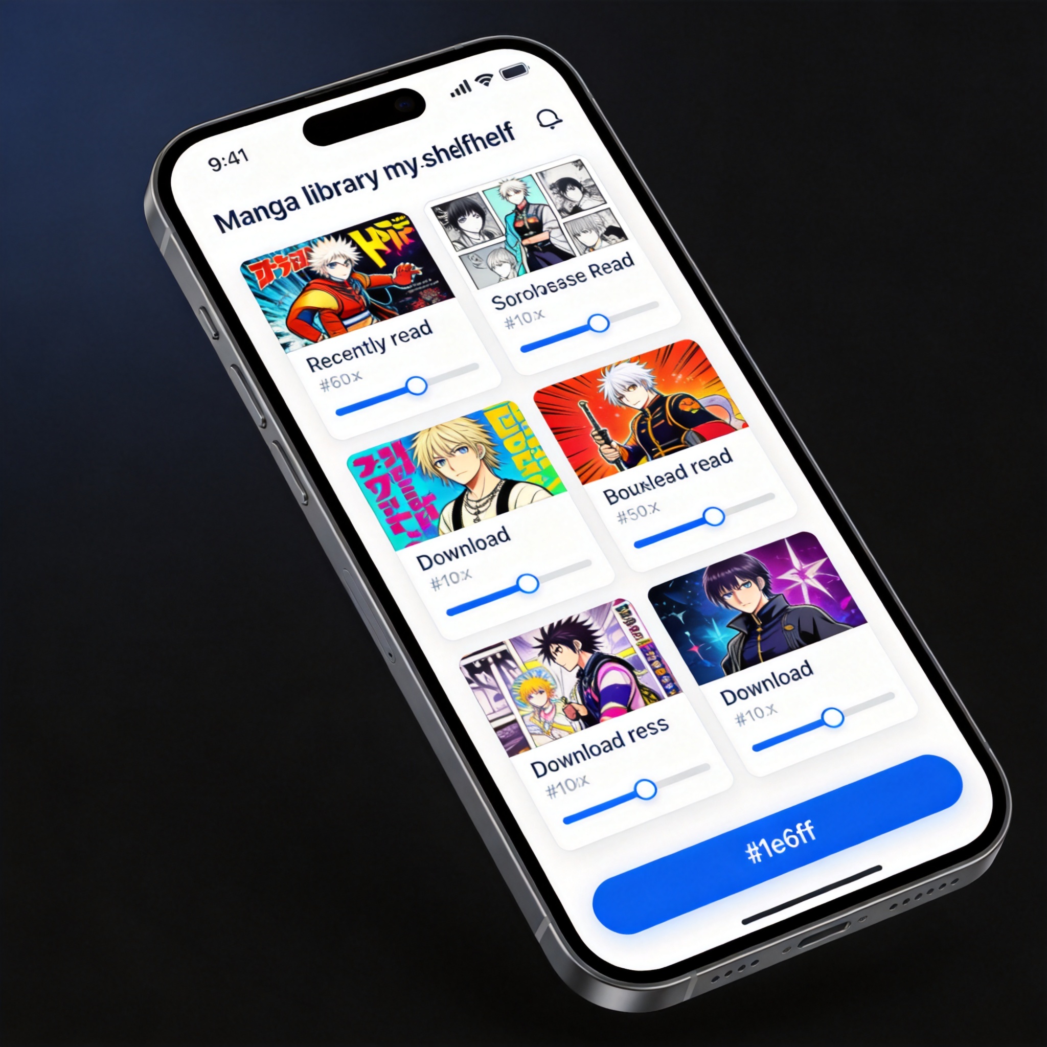 拷贝漫画-漫画APP书架追更界面截图